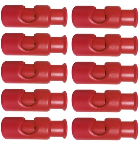 Squeeze Bread Bag Clips, Bread Bag Fasteners, Pack of 10 Sealing Clips for Food Bags - Easy to Press and Lock Sandwich Packaging Clips for Dried Fruits