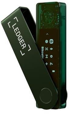 Ledger Nano X – Klassische Krypto-Wallet mit Bluetooth (Smaragdgrün) | Kompakt, überall dabei, 1,1-Display. Kompatibel mit Desktop und iOS/Android