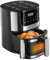 Heißluftfritteuse mit Sichtfenster, 6L Heißluftfritteuse Airfryer mit Umluft, Air Fryer mit Touchscreen 1300W, 7 Programme mit Innenraumbeleuchtung, Max 200℃, Gesunde ohne Öl und fettarmes Kochen