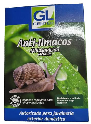 Genérico Antilimacos granulado 500gr. Anti Caracoles y babosas. Resistente a la Lluvia. Efecto Larga duracion. Listo para Usar.