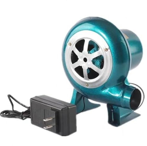 Soffiatore Elettrico A Velocità Variabile - 220V Soffiatore Per Forgia A Carbone A Basso Rumore, Soffiatore Per Barbecue Ventilatore Centrifugo, Eccitatore Di Fiamma Accendifuoco Per Grill(40W)