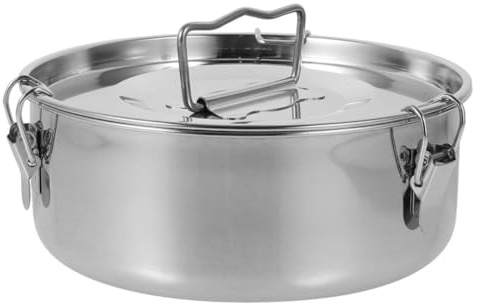 Milisten Molde Para Flanera Con Tapa Flanera Inoxidable Accesorio Para Cocinar Flan