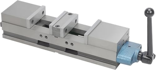 CME Double-Station Milling-Machine Vise, 2 5/8 Capacity, 4 Jaw Width, Workholding for simultaneous milling operations