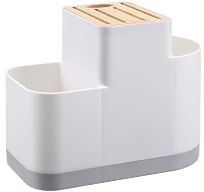 Qsvbeeqj Couverts nordiques égouttoir avec prises étagère de séchage de vaisselle cuisine couverts baguettes support organisateur de comptoir