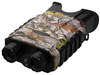 DSOUWEH Binocolo Compatto per Notturna con oculare in Vetro Schermo IPS da 3 Pollici Telescopio per osservazione a Lunga a 7 Livelli ABS, Camuffare