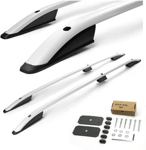 CHROMEMASTER | Barre da Tetto, Rail Tetto Compatibile con Fiat Doblo L1 SWB CORTO 2010-2022; Sono Utilizzate per il Montaggio di Portapacchi, Box da Tetto o Portabiciclette | Costruzione in Alluminio