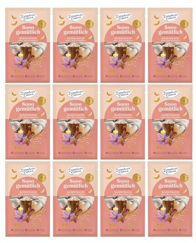 12er Pack Dresdner Essenz Pflegebad Sooo gemütlich 12 x 60 g Badezusatz vegan