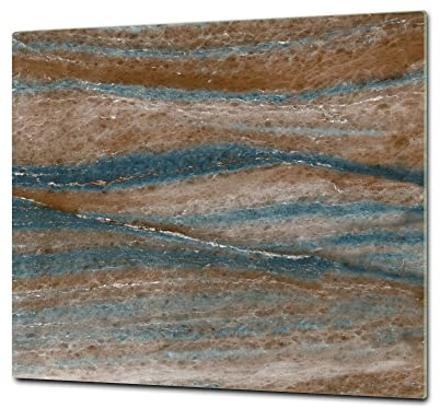 Cubre vitro resistente a golpes y arañazos - Tabla de cortar de vidrio templado - Encimera de trabajo – UNA PIEZA (60 x 52 cm) o DOS PIEZAS (30 x 52 cm); D22 Canicas 2 Série