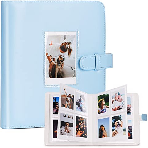 COLOCASTLE 272+1 Tasche Album Fotografico per 3 Pollici Film - compatibile con Fujifilm Instax Mini 12 11 9 8 25 70 90 40 99 SE 7+ Mini LiPlay Link2 EVO, Polaroid Snap PIC-300, Kodak Instant Printer
