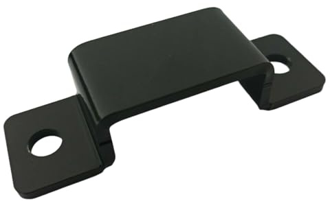 1 Stück 4mm dicke Stahl Quadratrohrschelle, (A: 30 x B: 12,5 x C: 70 mm)