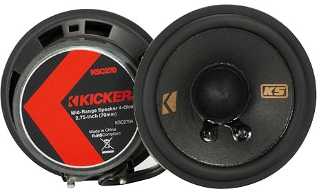 KICKER 51KSC Series Coaxial Speakers (51KSC2704)