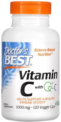 Doctor's Best - Vitamina C con Q-C | 1000mg - 120 cápsulas