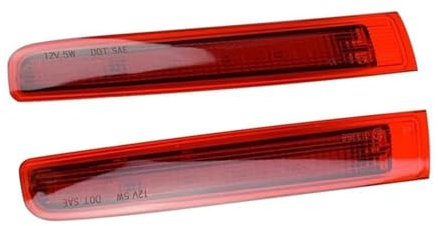 Drittes Bremslicht High-Mount Bremsleuchte für VW T5 T6 Transporter Barn 2003+ Rote Linse Zusatzbremsleuchte Hochmontage dritter Bremslicht,Red Lens