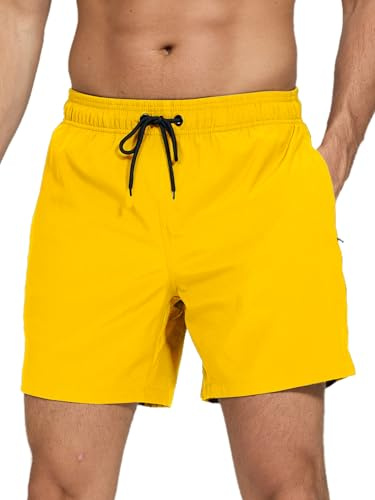 Arcweg Badshorts, bermudashorts, sportiga, snabbtorkande, strand, simning, avslappnad stil, med elastisk justerbar dragsko, för män, storlek S-XXL, M