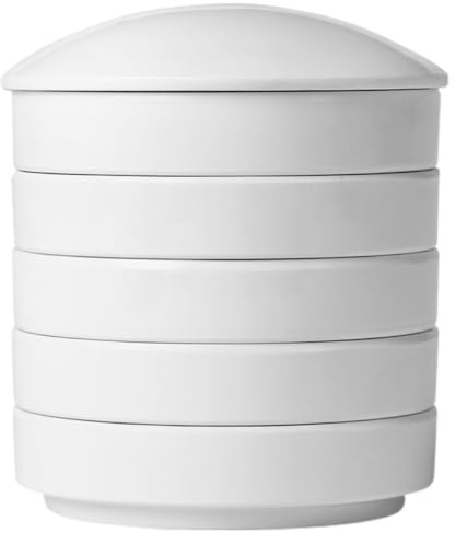 Artibetter Paint Palette Ceramic Ink Dish Stacking Paint Trays for Watercolor Pigment Mixing