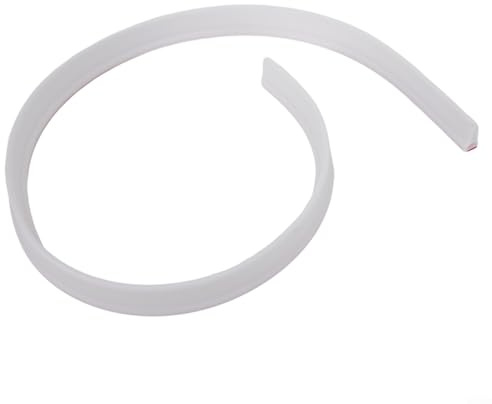 Joint d'étanchéité en PVC pour douche - Longueur : 1 m - Pour contenir l'eau à l'intérieur du seuil et éviter les fuites dans les salles de bains et les douches - Design flexible