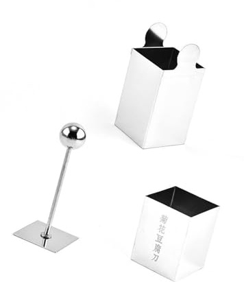 ZwaitL Taglierina di precisione di forma delle margherite delle muffe della cagliata del fagiolo dell'acciaio inossidabile del commestibile per la cagliata fatta a mano del fagiolo che fa strumento