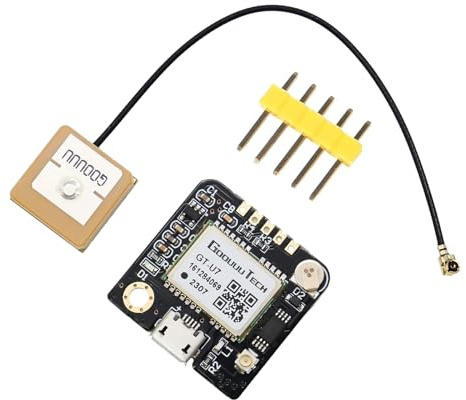 ARCELI GT-U7 GPS Modulo, piccolo ricevitore GPS a basso consumo energetico e alta sensibilità con antenna IPEX compatibile con NEO-6M per 51 microcontrollori STM32