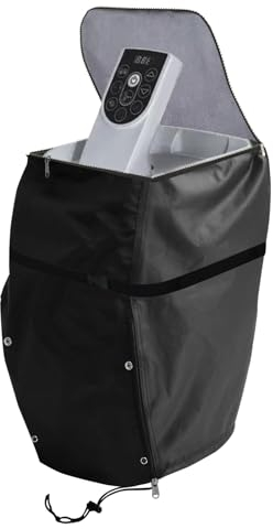 Hot Tub Cover, Insulated Lazy Spa Heater Pump Cover, Waterproof, Dustproof, Oxford, for Tub, Pool, Outdoor, 16.5 * 15.4 * 21.2inch (Black)