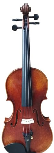 Geige Handgefertigte 4/4-Violine Aus Vintage-Lackahorn Mit Geigenkoffer, Geeignet Für Geiger Und Anfänger(3/4)