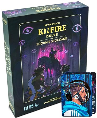 Incredible Dream Kinfire Delve: Scorn's Stockade | Quick-to-Table Cooperative Dungeon-Crawling Card Game | Affordable, Streamlined Fantasy Adventure | Ages 14 and Up | Made