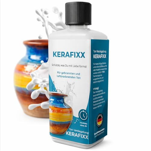 Tondicht Keramik Versiegelung 250 ml für Ton, Terrakotta & Beton | Versiegelung für Ton, Terrakotta & Beton – Dichtmittel zum Poren verschließen und Abdichten von Vasen, Gefäßen & DIY-Deko