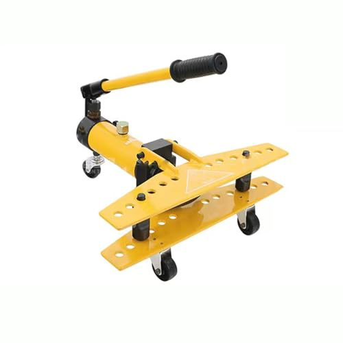 YXZQLOZ Dobladora de Tubos de precisión Dobladora Manual hidráulica de Tubos de Acero Dobladora Manual de Tubos con 6 Troqueles para Doblar