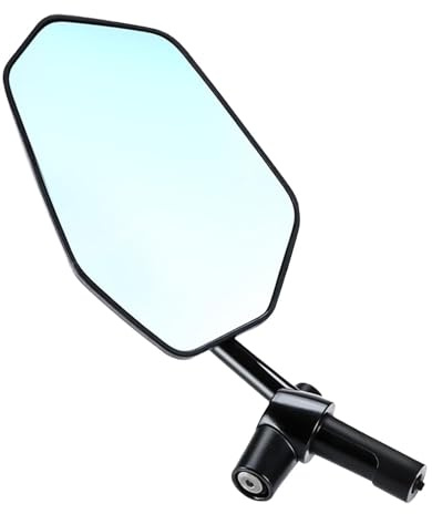 Miroir de guidon de vélo – 360 degrés, guidon grand angle transparent pivotant, réflecteur, contrôle de position sans outil | Système de visualisation Ḋurable de bâti sécurisé d'équipement de conscien