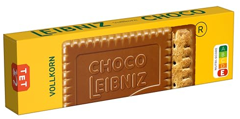 LEIBNIZ Choco Vollkorn, 125 g, knusprige Vollkornkekse eingebettet in zarte Milchschokolade (1 x 125 g)