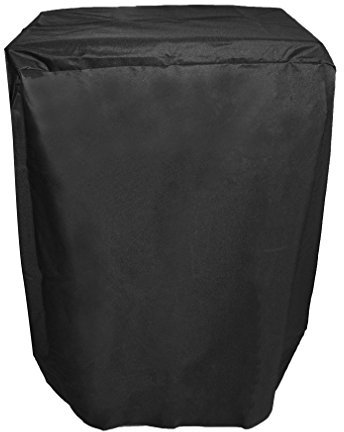 Onlyfire BBQ Universal Cover Gas Grill Cover fit for Tepro Toronto Barbecue and Charcoal Grill, 104x104x49cm, Black