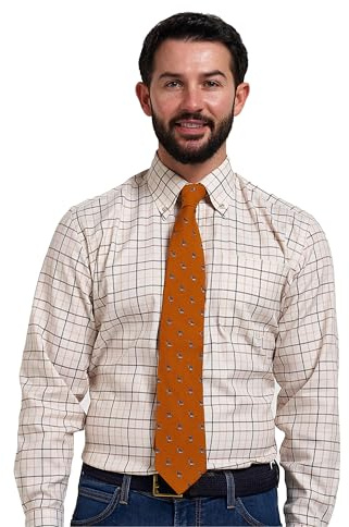 Jack Pyke - Corbata de seda - Perdiz - Mostaza