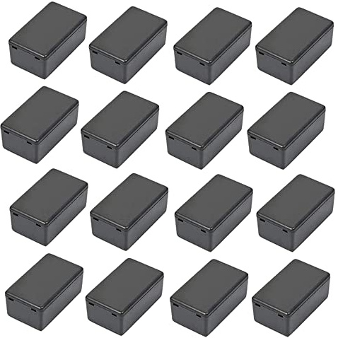 16 stycken elektronisk projektlåda, kopplingsbox, elektrisk projektskarvningslåda, vattentät anslutningslåda för elektroniska projekt, instrument, kretsar