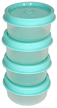 Tupperware Smidgets - Contenitore piccolo da 28 ml, con coperchio da 28 ml, 4 pezzi