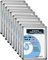 TUKA-i-AKUT 10x A3 Marcos Plegables de Aluminio, Marco para Carteles Póster Fotos con Aluminio Perfil 25 mm, Esquina Redondeada y Material de Fijación, Marco Intercambiable Color Plata TKD8421-A3-10X