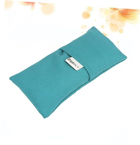 minkissy Cuscino Per Occhi Per Yoga e Meditazione Eyepillow Con Semi Di Design Leggero e Morbido Adatto Per Uomini e Donne Colore Blu