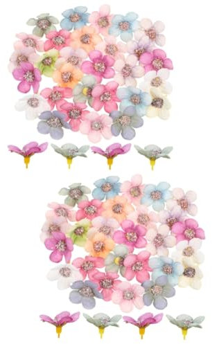 PRETYZOOM 300stücke Künstliche Seidenblumen Köpfe Daisy Blumen Für Basteln Hochzeitsdekoration Lebensechte Kunstblumen Vielseitig Einsetzbar Für Feiern Und Zuhause