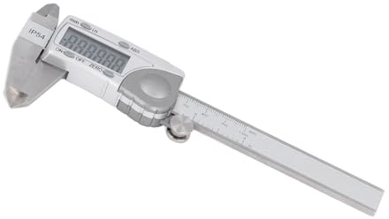 Digitaler Messschieber 100mm, Schieblehre Analog 0,005 mm / 0.0001 Zoll Edelstahl-Messschieber mit größem Display und Sicherungsschrauben, Passend Zum Anreißen
