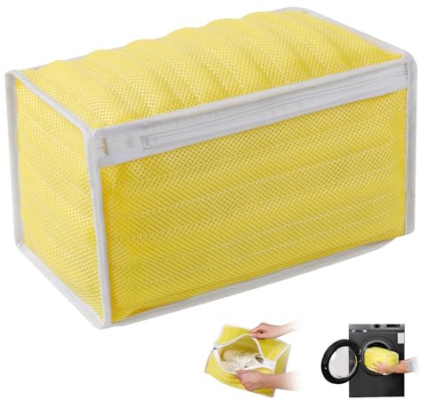 AiQInu Bolsa Lavadora Zapatillas,Saco Lavadora Zapatos, Malla Lavadora, Bolsas Para Lavadora Zapatillas Protege los Zapatos e los Daños