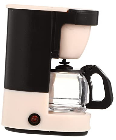 Abaodam Machine À Café Miniature Machine À Café Machine À Café À Dosettes Accessoires pour Maison De Poupée Accessoires De Cuisine pour Enfants Accessoires De Cuisine De Jeu Machine À