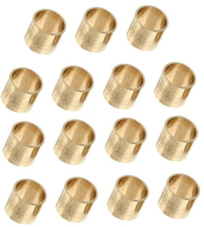 BESPORTBLE 15stücke Pool-Queue-Spitzen Aus Kupfer Billard-Queue-ferrulen Ersatz- Für Professionelle