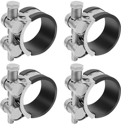 4 fascette stringitubo in acciaio inox, 32-35 mm, morsetto stringitubo regolabile, 304 fascette stringitubo in acciaio inox, fascette stringitubo, fascette stringitubo in acciaio inox, fascette per