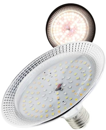 Pflanzenlampen, E27 18 W Voll-LED-Wachstumslicht, sonnenähnliche Phytolamp-Glühbirne for Pflanzen, Blumen, wächshaus, Zelt, Hydrokultur(Purple Red Light)
