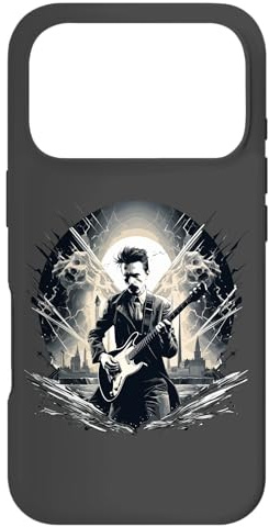 Guitares E-Guitare électrique-Corde-Guitare Guitaristes Coque pour iPhone 17 Pro