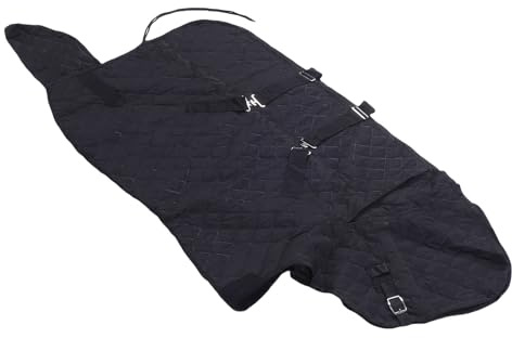 KELFEEAO Coperta Invernale per Cavalli, Coperta Regolabile Impermeabile per la Cura del Cavallo Lenzuolo per Cavalli Traspirante Trapuntato Premium in Pongee per Tutte Le Stagioni