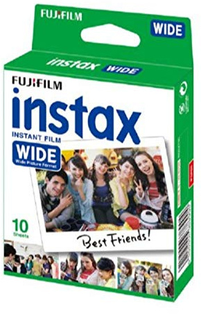 Fujifilm instax WIDE Cartouche photo instantané 800 ISO - 1 film de 10 vues