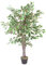 Leaf Albero/pianta artificiale di ficus, bordo bianco, 120 cm