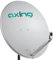 Axing SAA 1 Aluminium Satellite Dish with 40 mm LNB Bracket, 80 cm – Light Grey