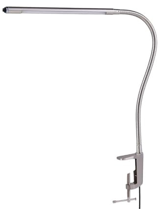 Lindby LED Klemmleuchte Lionard (Modern) in Alu aus Metall (1 flammig,) - Tischlampe Tischleuchte Leselampe Nachttischlampe Arbeitszimmerleuchte