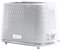 Daewoo Argyle Collection, Toaster 2 Slice With Defrost, Reheat And Browning Control To Use At Your Convenience, While The Removable Crumb Tray Makes Cleaning Quick, White