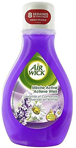 Airwick 4 Stück Lufterfrischer Aktiv Docht Lavendel und Kamille 375 ml